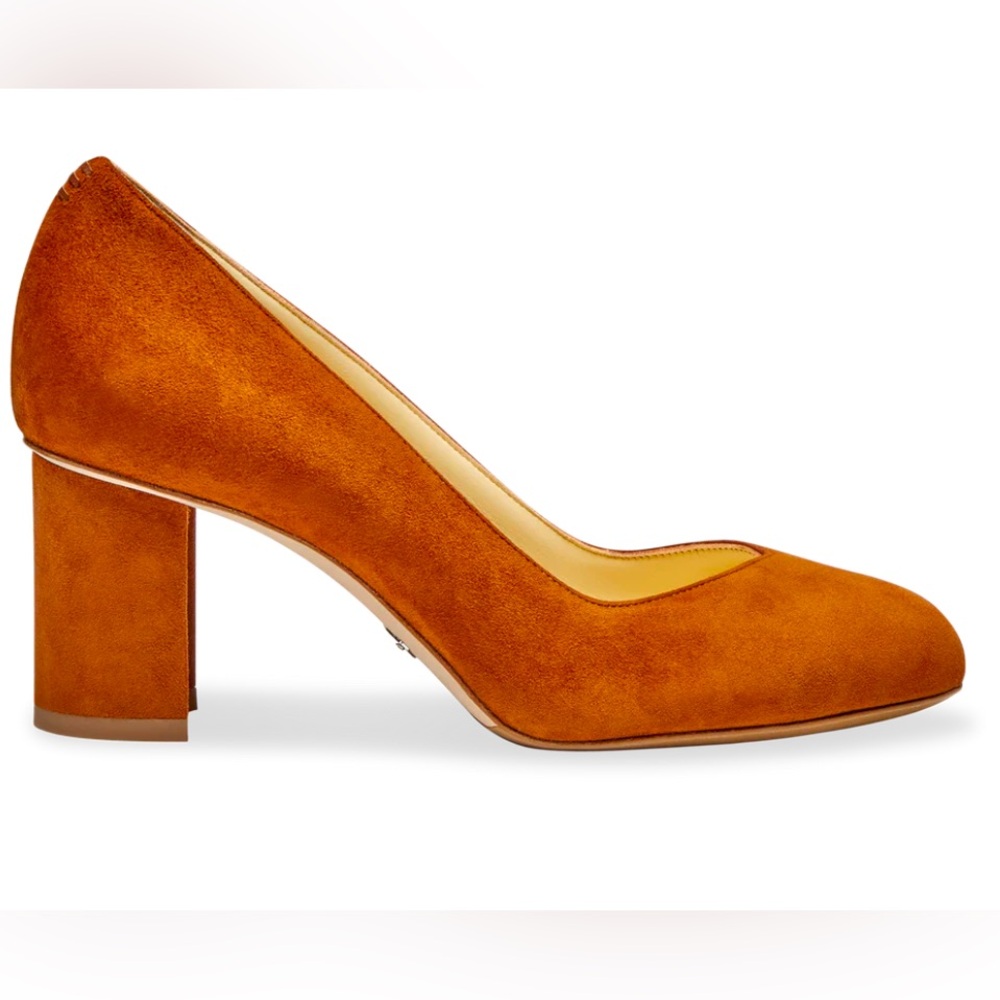 Sarah Flint Perfect Round Toe Pump IT 38- US 8 / Cognac Suede
